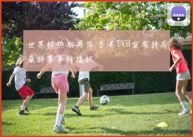 世界杯热潮再临 香港TVB宣布持有最新赛事转播权